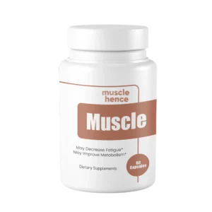 Bottle of 9x Muscle Capsules 60 Capsules